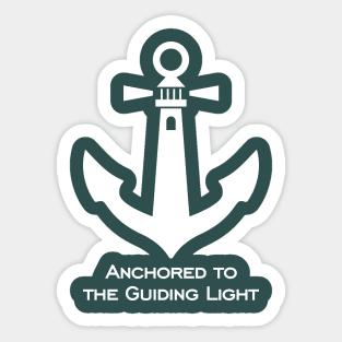 Anchored Lighthouse Beacon Sticker